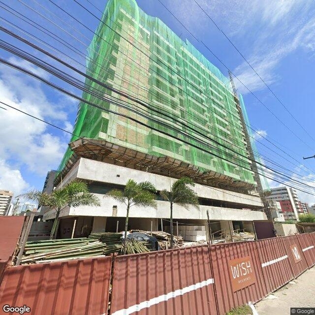 Imagem estática do "Street View" da localização