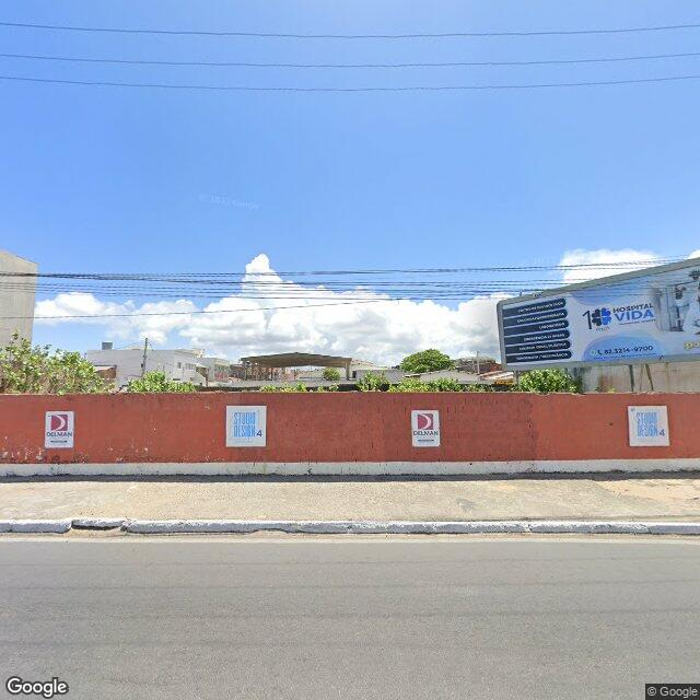 Imagem estática do "Street View" da localização