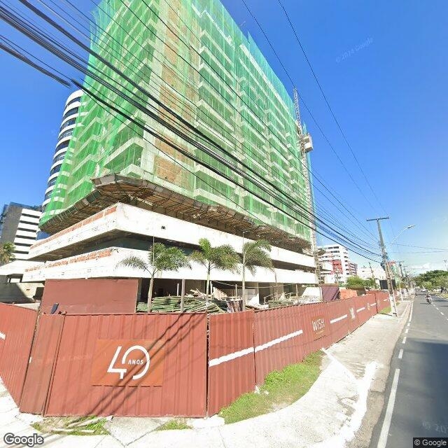 Imagem estática do "Street View" da localização