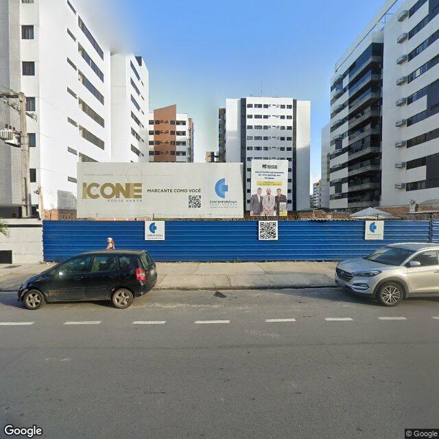 Imagem estática do "Street View" da localização