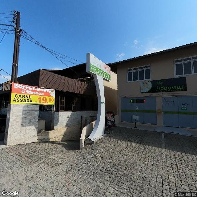 Imagem estática do "Street View" da localização