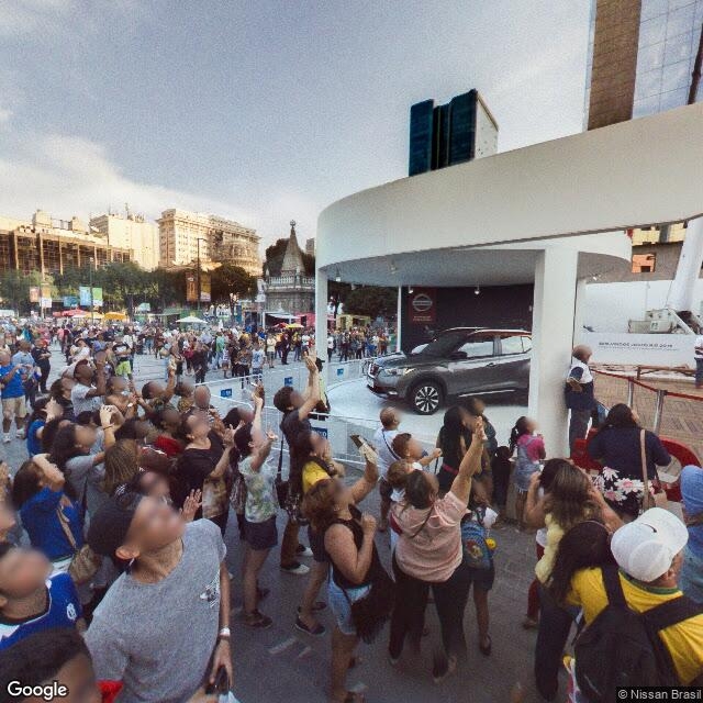 Imagem estática do "Street View" da localização