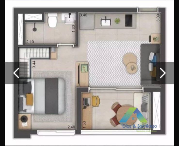 Apartamento, 1 quarto, 30 m² - Foto 11