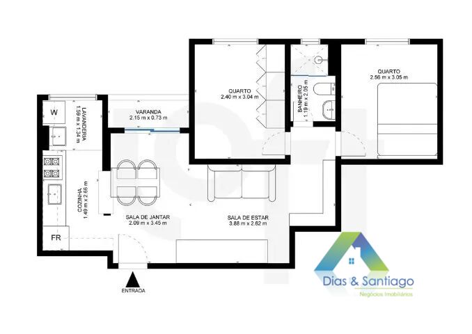 Apartamento, 2 quartos, 53 m² - Foto 21