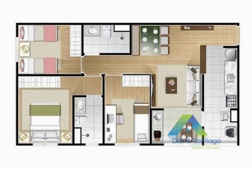 Apartamento à venda com 3 quartos, 67m² - Foto 10