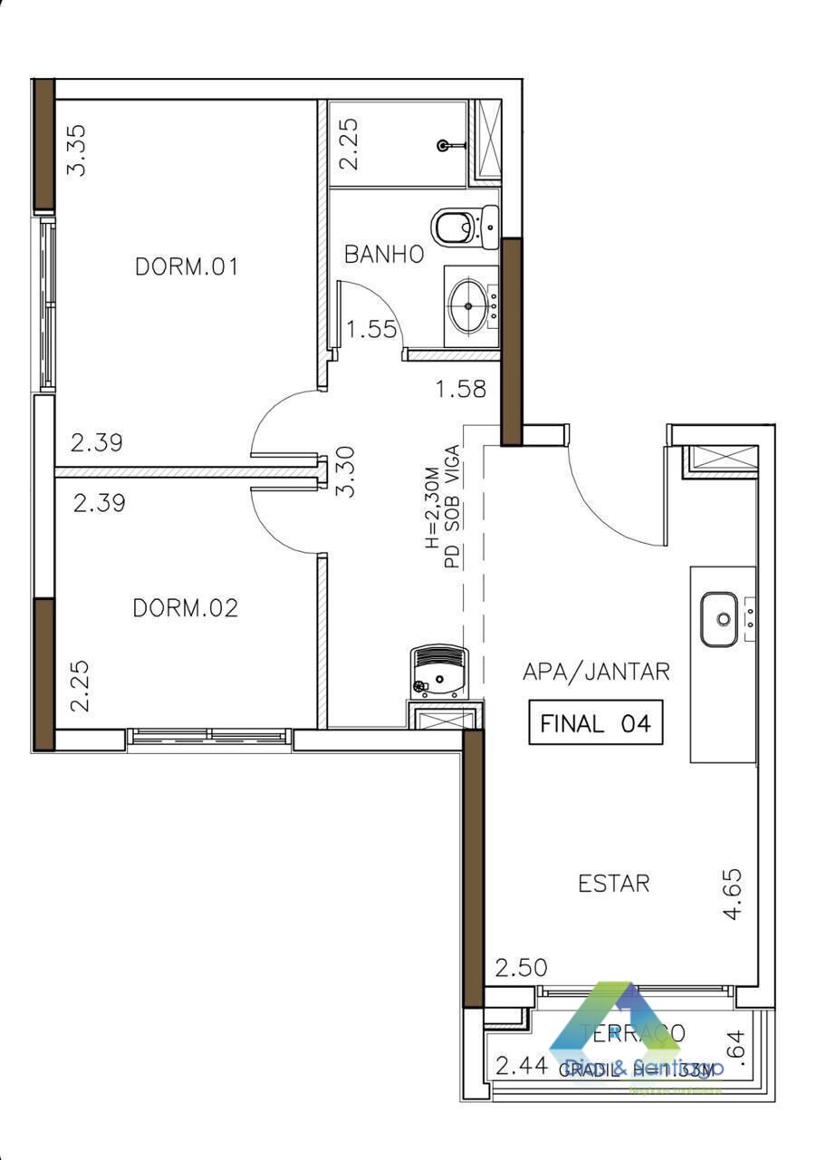 Apartamento, 2 quartos, 43 m² - Foto 24