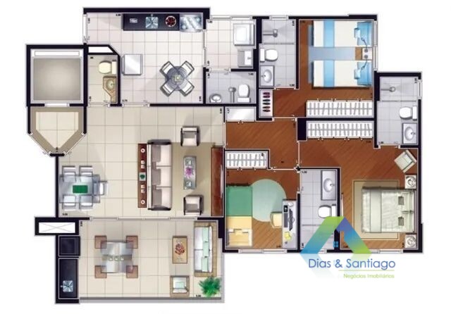 Apartamento à venda com 3 quartos, 105m² - Foto 18