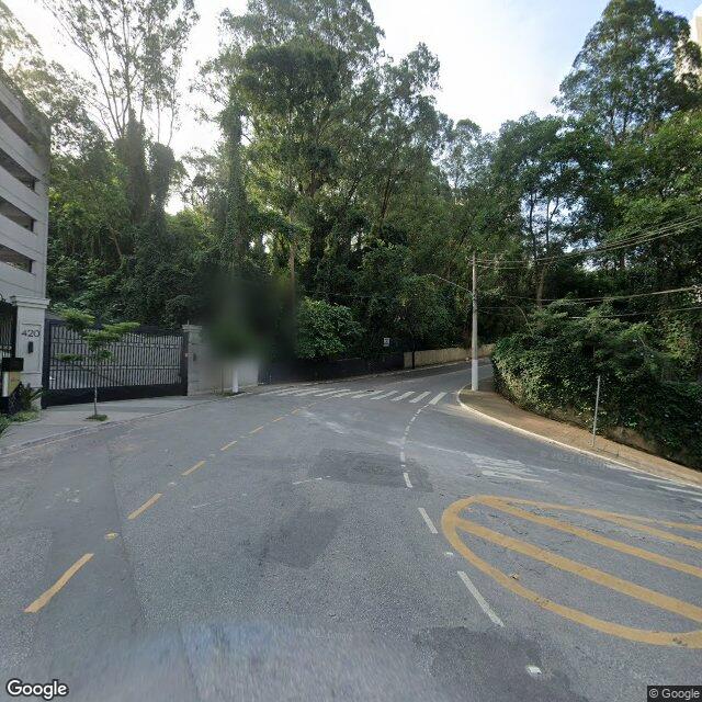 Imagem estática do "Street View" da localização