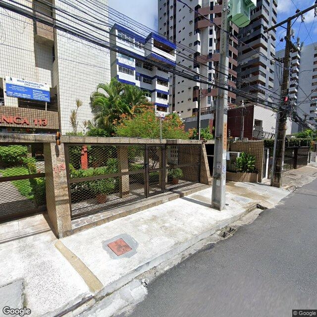 Imagem estática do "Street View" da localização