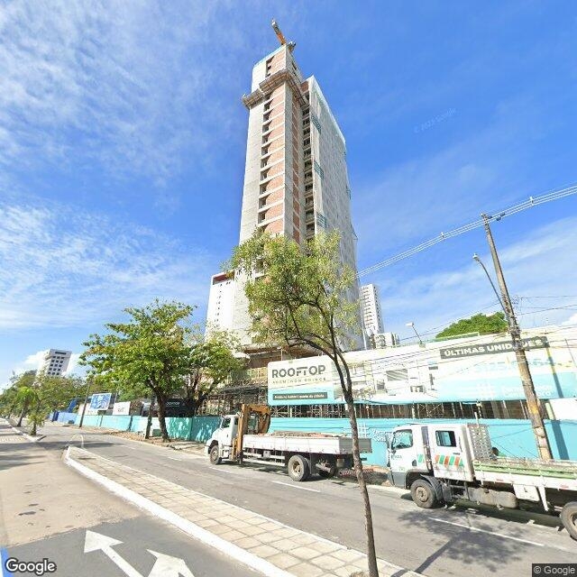 Imagem estática do "Street View" da localização