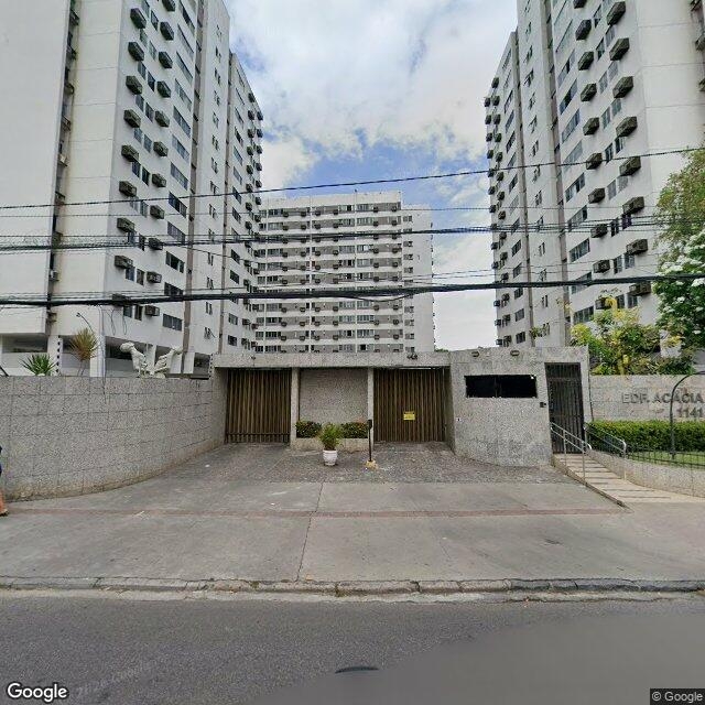 Imagem estática do "Street View" da localização