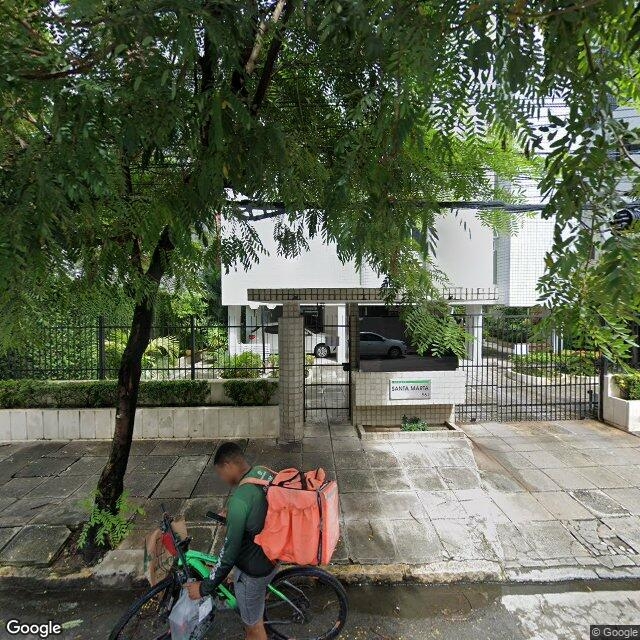 Imagem estática do "Street View" da localização