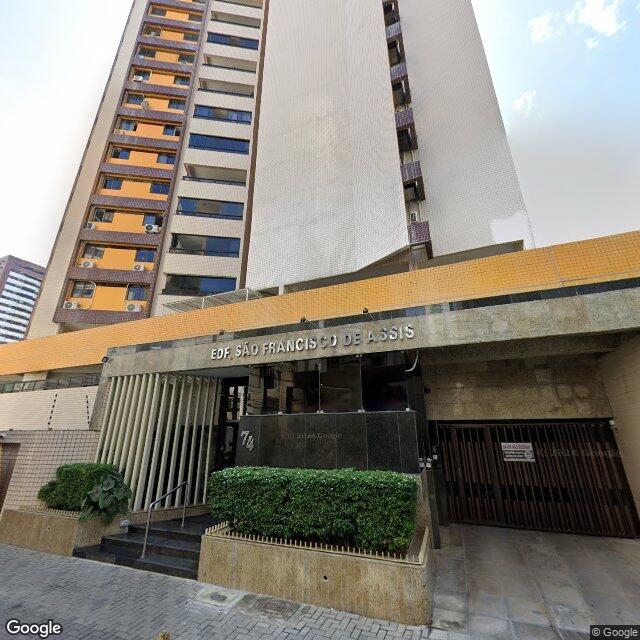 Imagem estática do "Street View" da localização