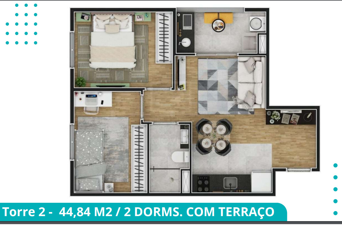 Apartamento à venda com 2 quartos, 41m² - Foto 18