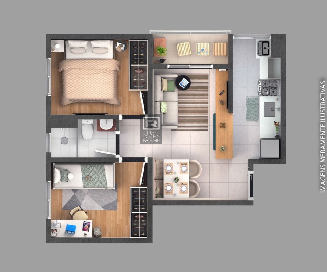 Apartamento à venda com 2 quartos, 59m² - Foto 32