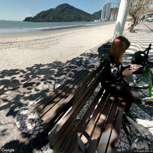 Imagem estática do "Street View" da localização