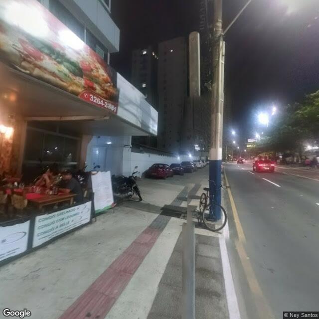 Imagem estática do "Street View" da localização