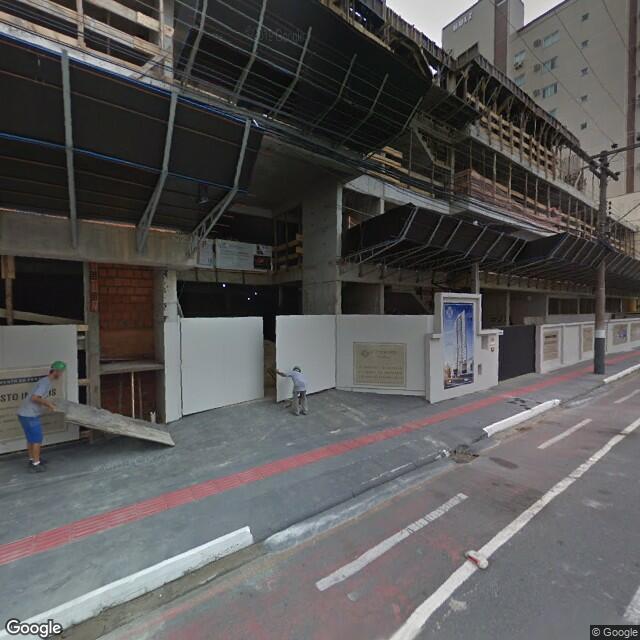 Imagem estática do "Street View" da localização