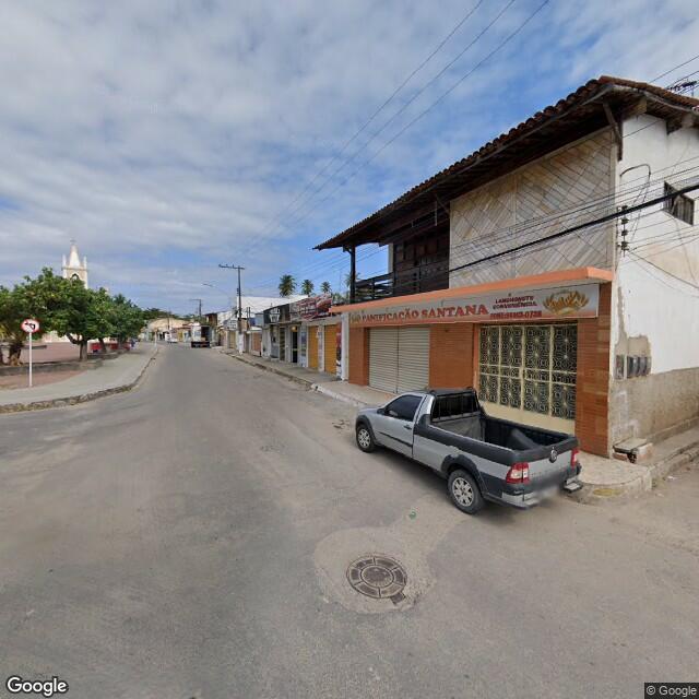 Imagem estática do "Street View" da localização