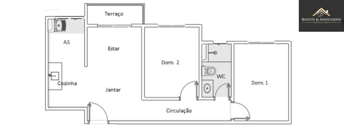Apartamento, 2 quartos, 46 m² - Foto 8