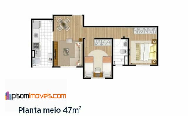 Apartamento à venda com 2 quartos, 47m² - Foto 5