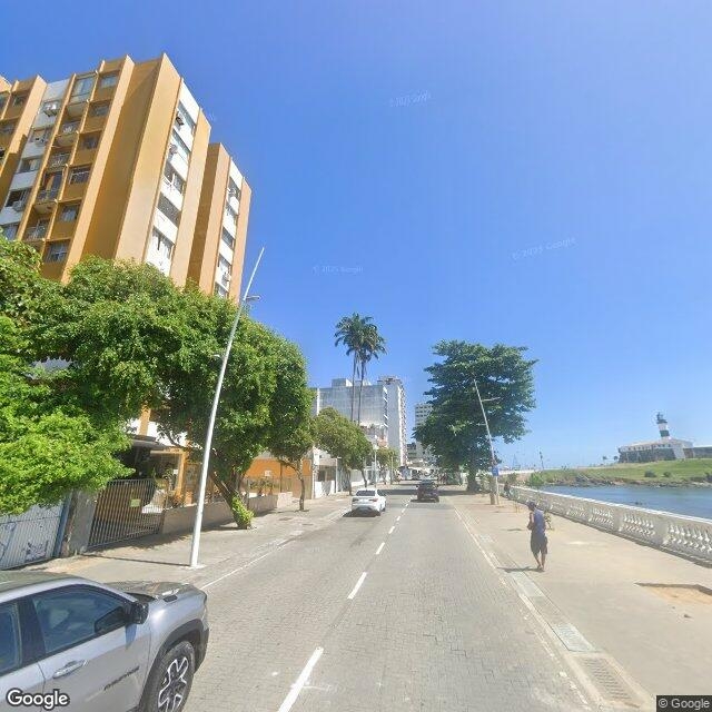 Imagem estática do "Street View" da localização