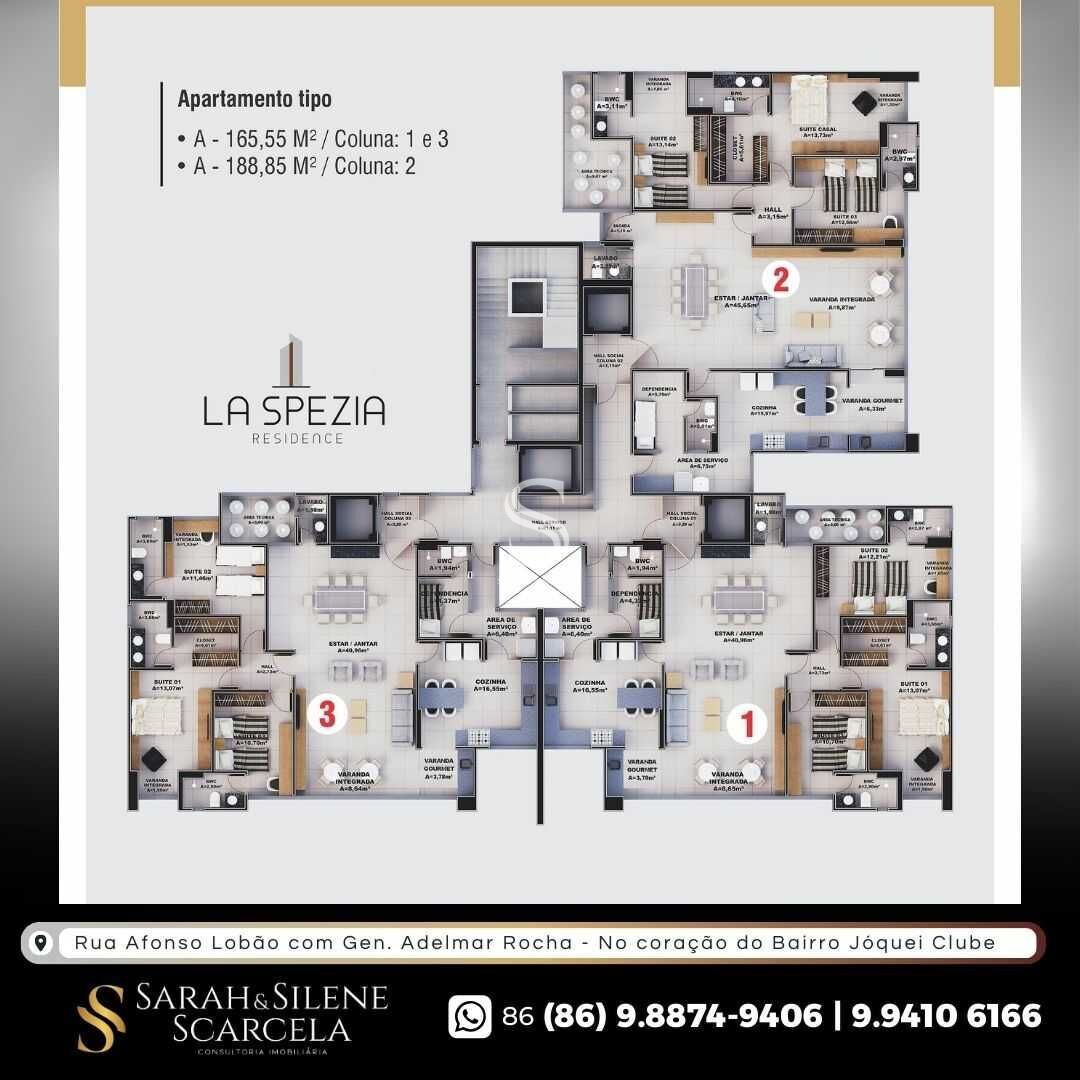 Apartamento à venda com 4 quartos, 165m² - Foto 13