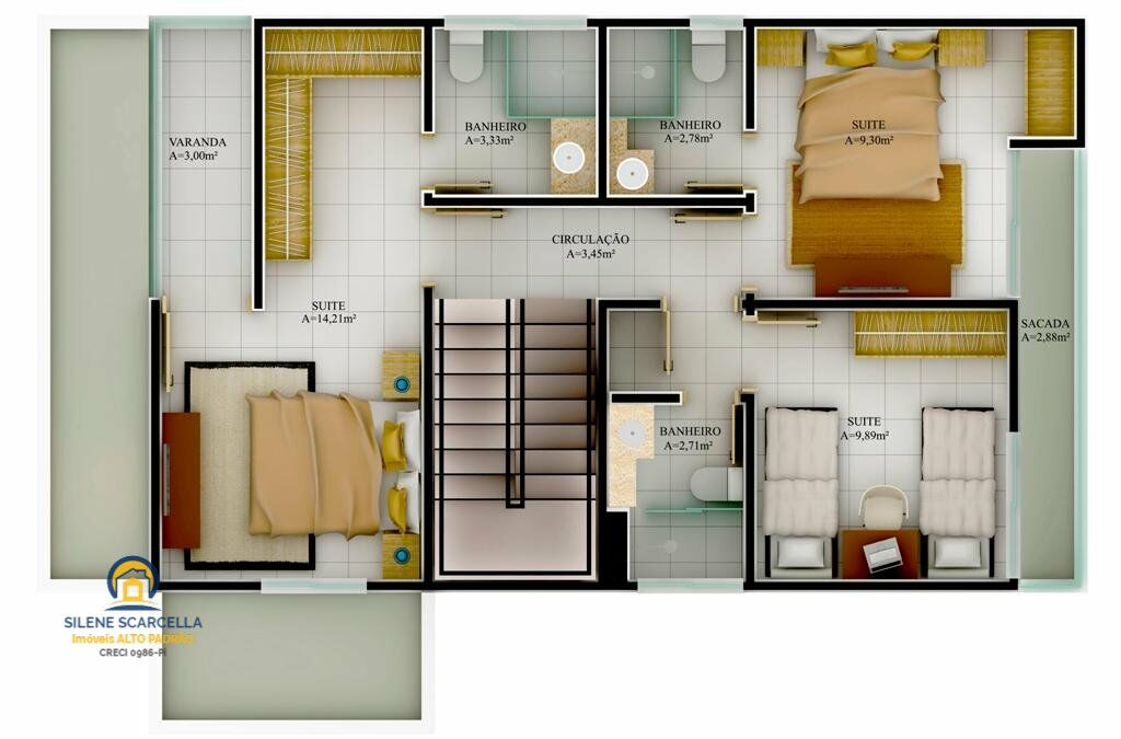 Casa à venda com 4 quartos, 163m² - Foto 15