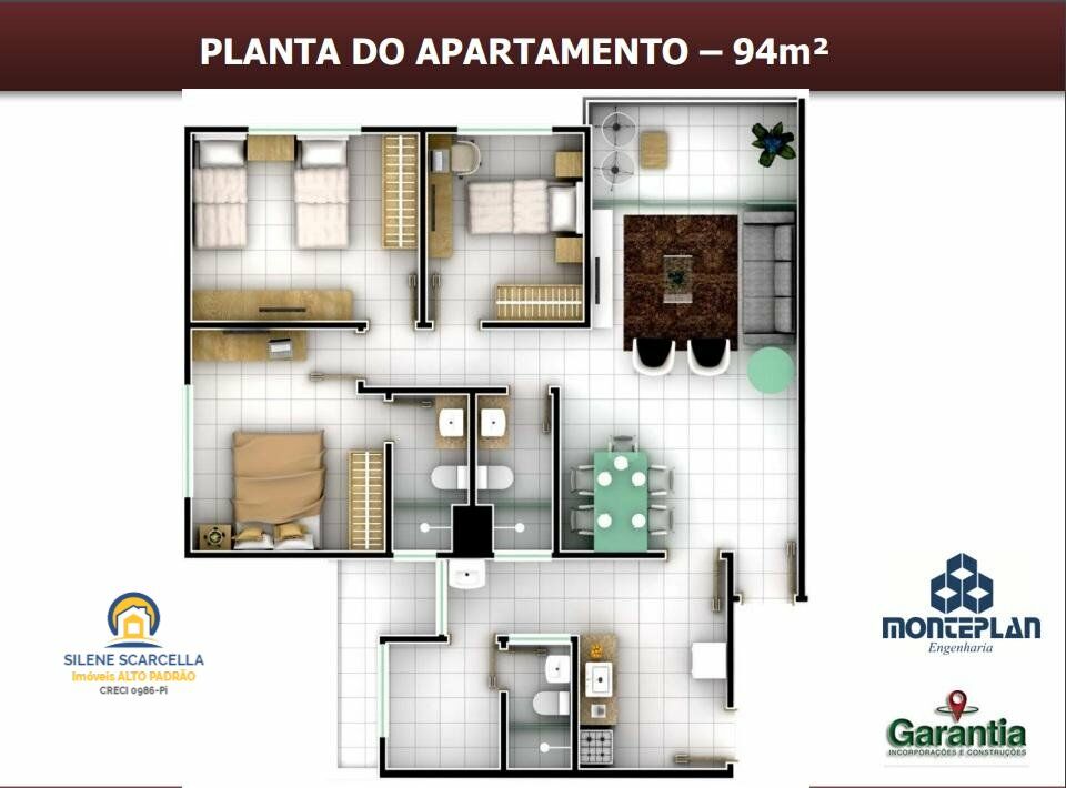 Apartamento à venda com 3 quartos, 94m² - Foto 17