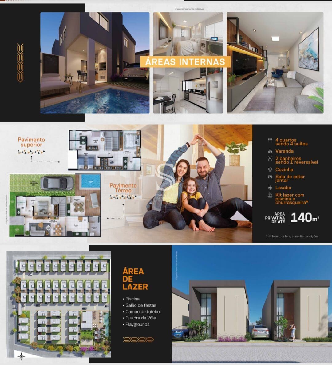 Casa de Condomínio, 4 quartos - Foto 9