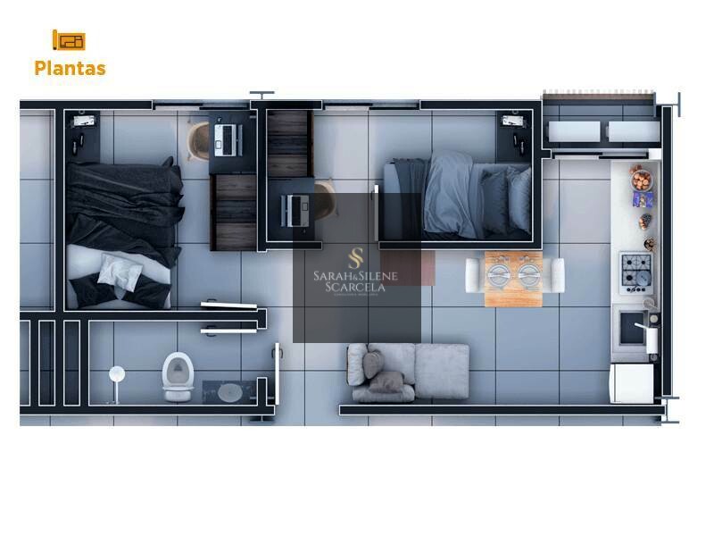 Apartamento à venda com 2 quartos, 3500m² - Foto 8