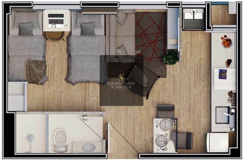 Apartamento à venda com 2 quartos, 3500m² - Foto 6