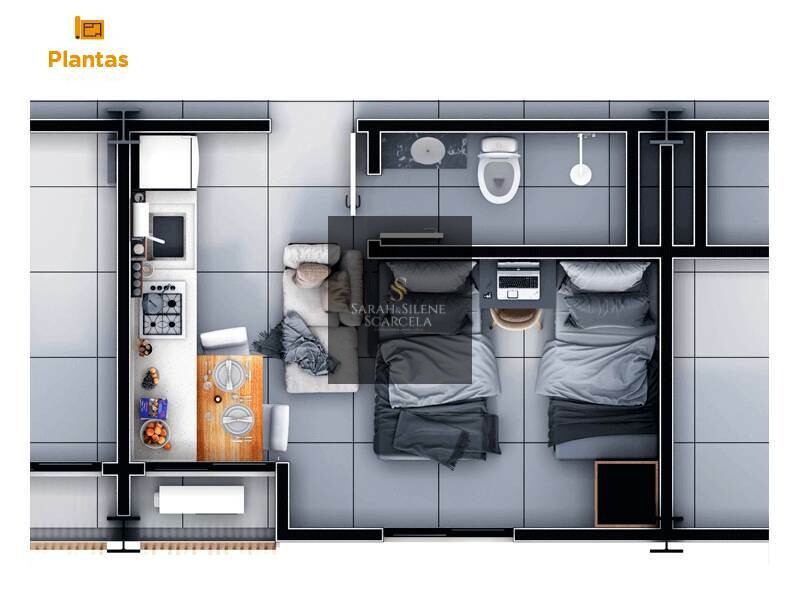 Apartamento à venda com 2 quartos, 3500m² - Foto 20