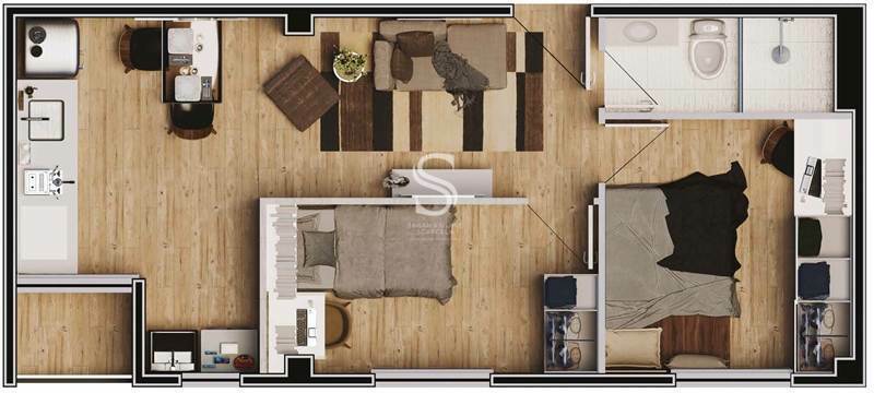 Apartamento à venda com 2 quartos, 3500m² - Foto 9