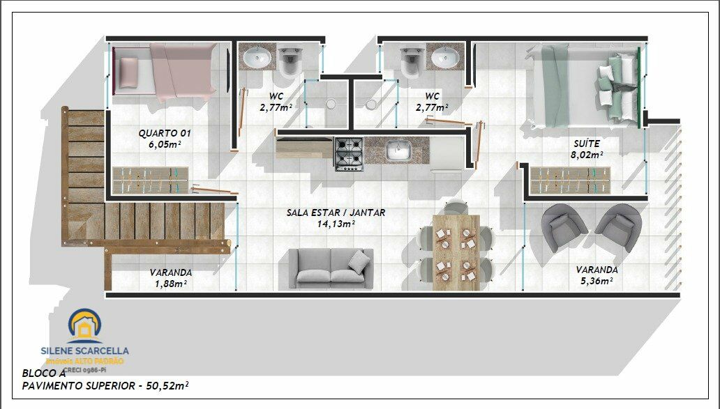 Apartamento à venda com 3 quartos, 73m² - Foto 13