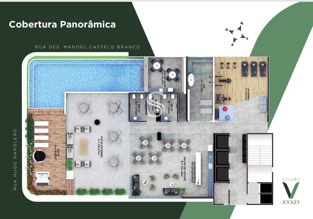 Apartamento à venda com 1 quarto, 34m² - Foto 13