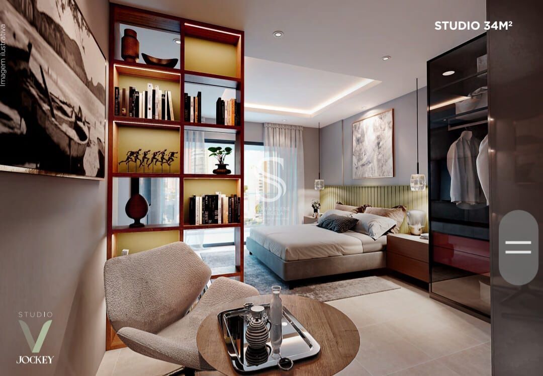 Apartamento à venda com 1 quarto, 34m² - Foto 8