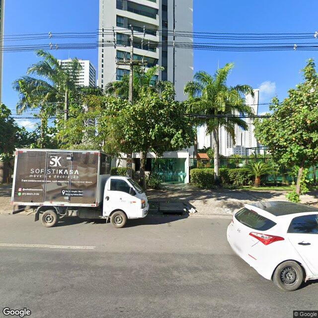 Imagem estática do "Street View" da localização