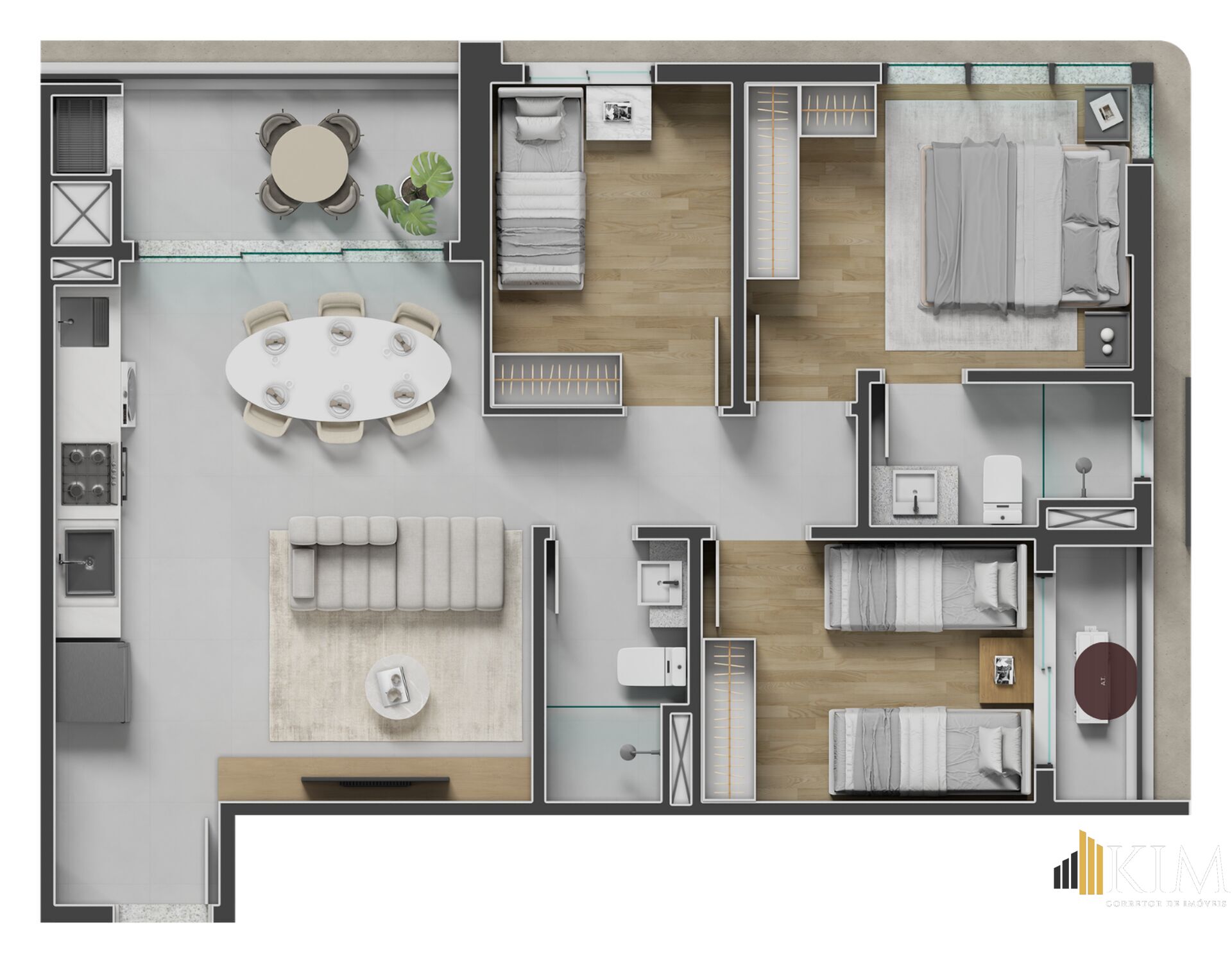Cobertura, 3 quartos, 124 m² - Foto 63