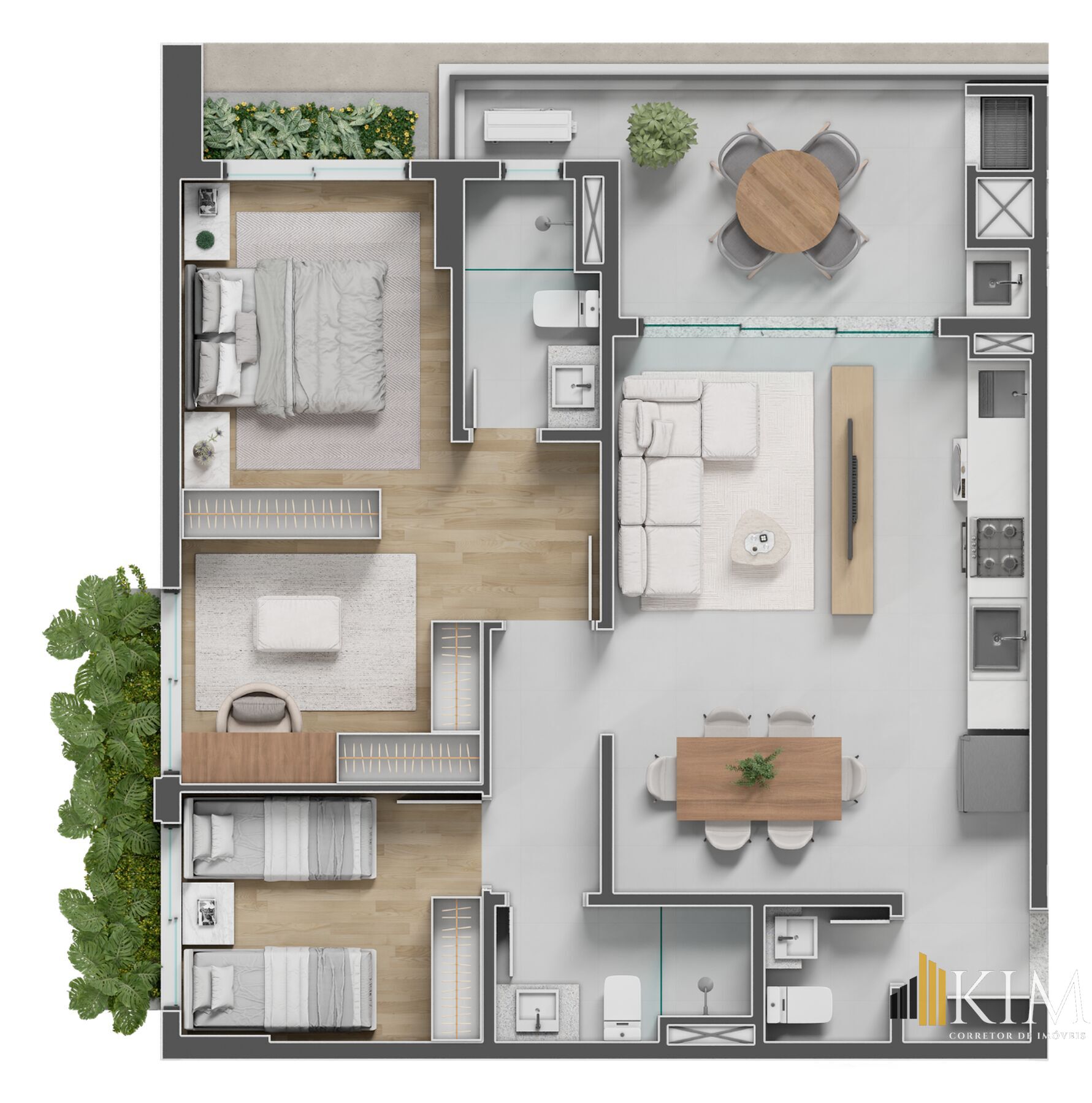 Cobertura, 3 quartos, 124 m² - Foto 59