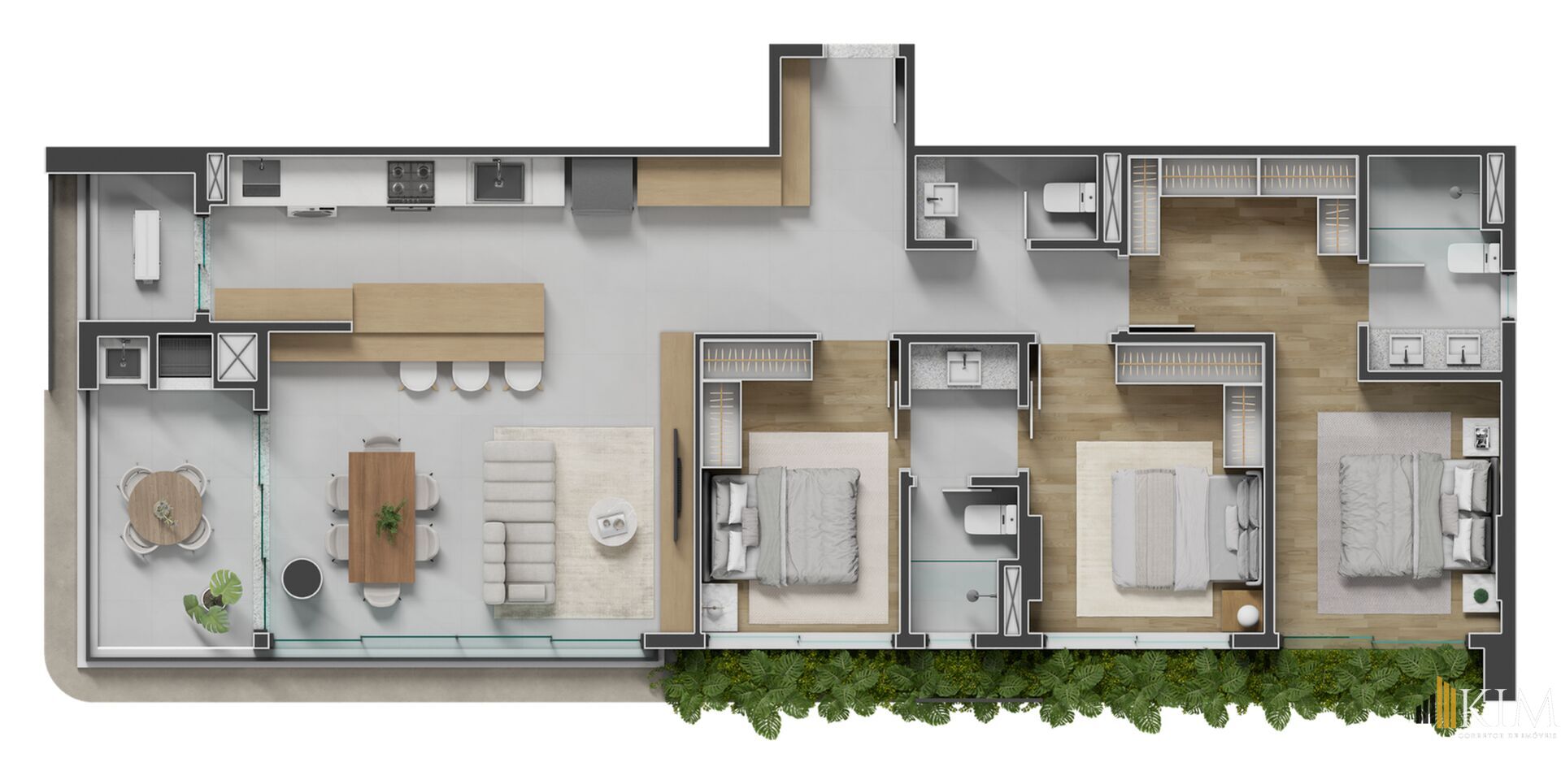 Cobertura, 3 quartos, 124 m² - Foto 62