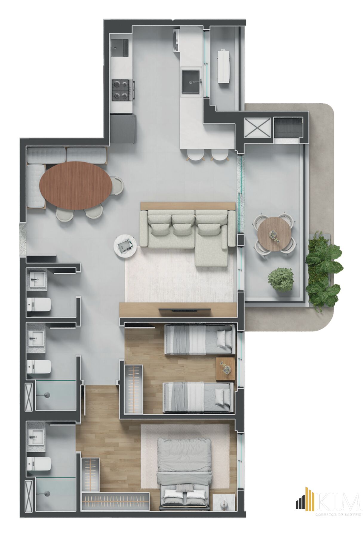 Cobertura, 3 quartos, 124 m² - Foto 74