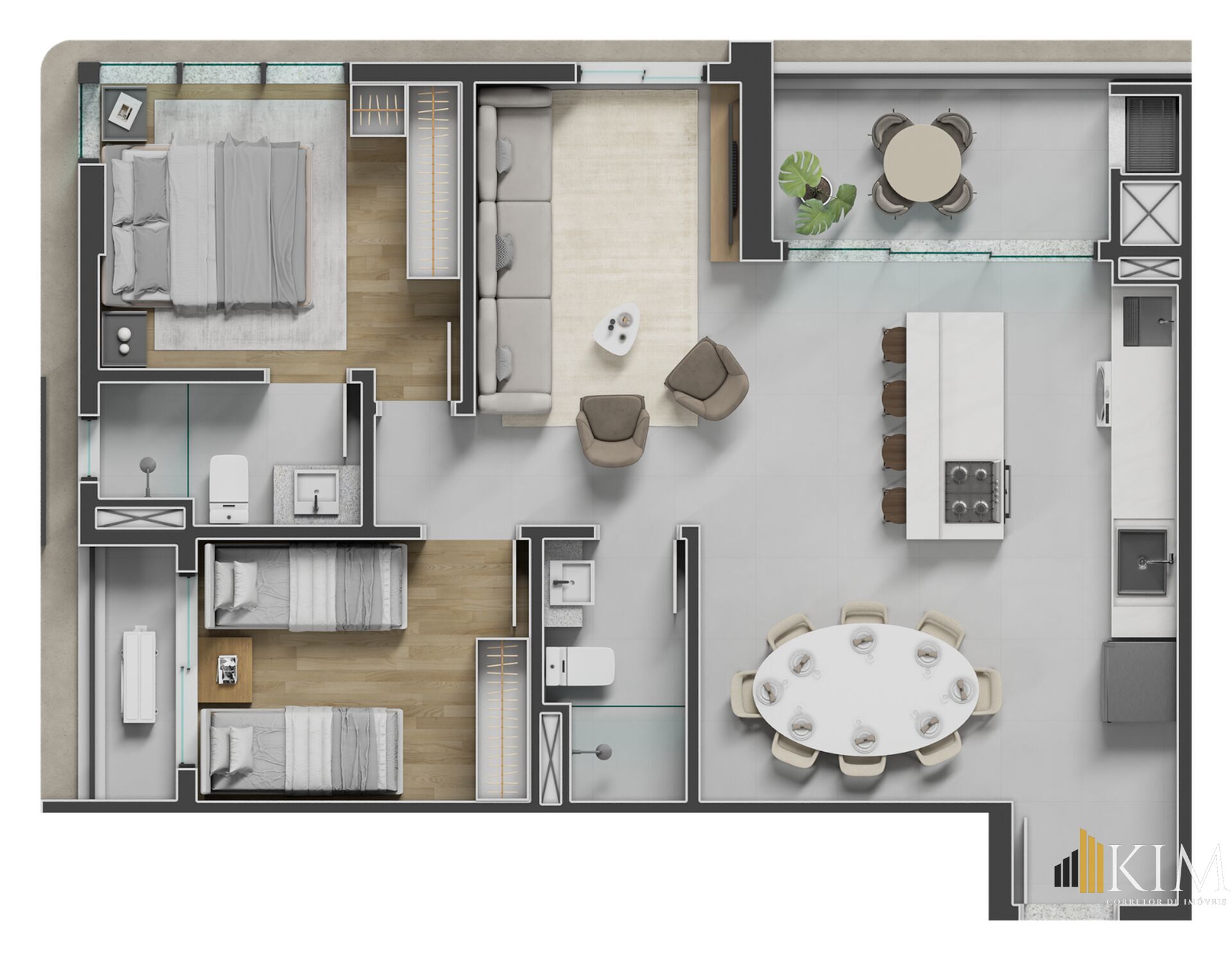 Cobertura, 3 quartos, 124 m² - Foto 73