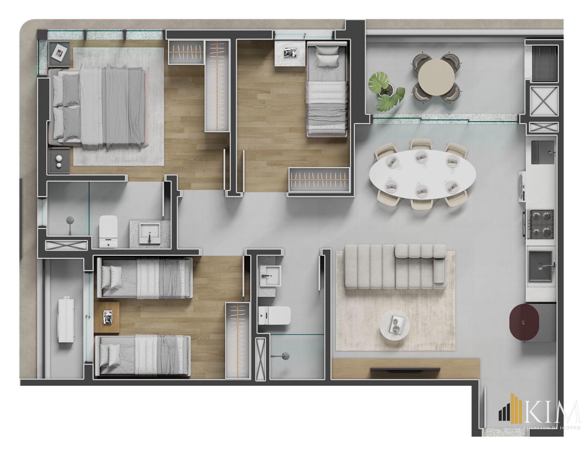 Cobertura, 3 quartos, 124 m² - Foto 66