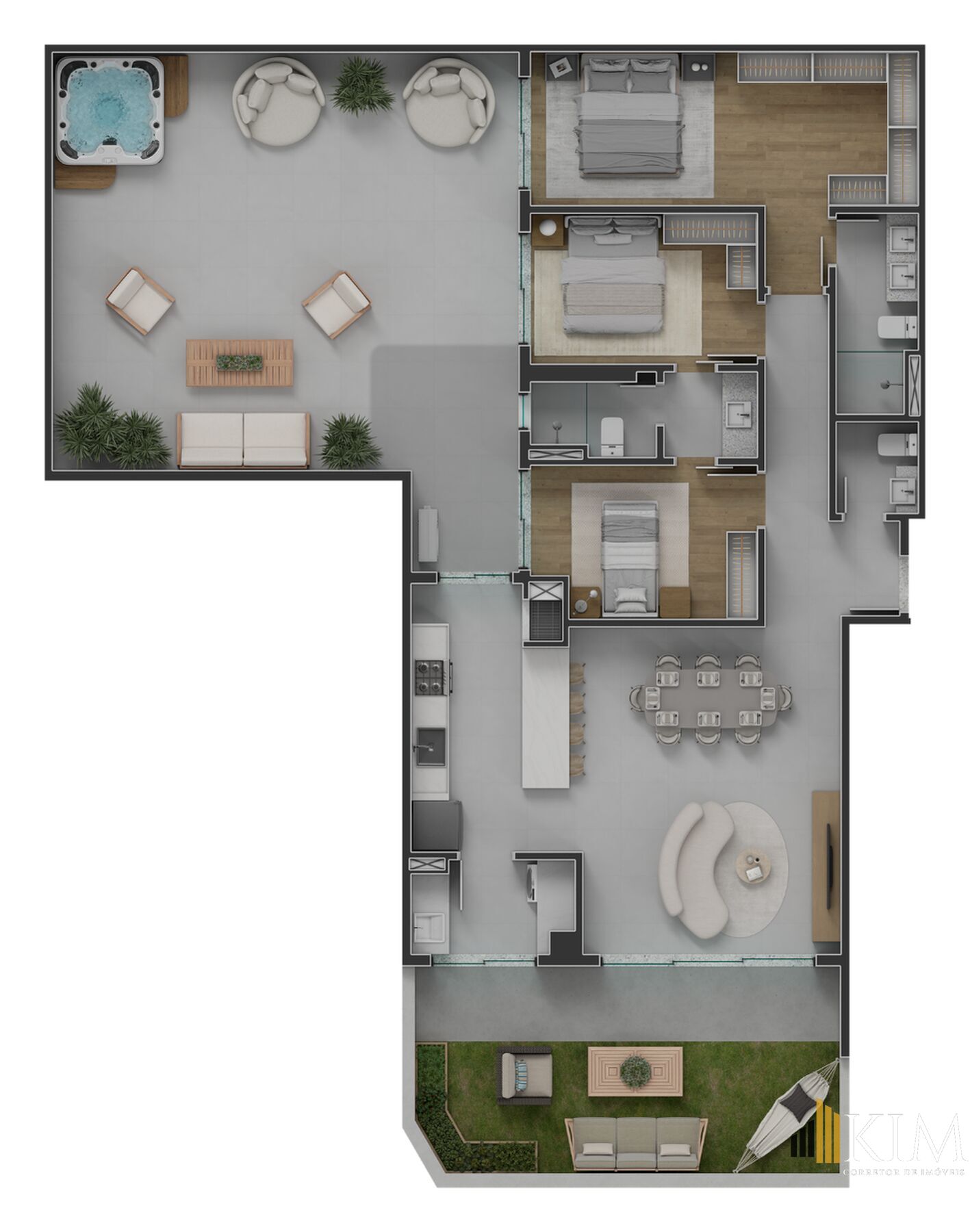 Cobertura, 3 quartos, 124 m² - Foto 60
