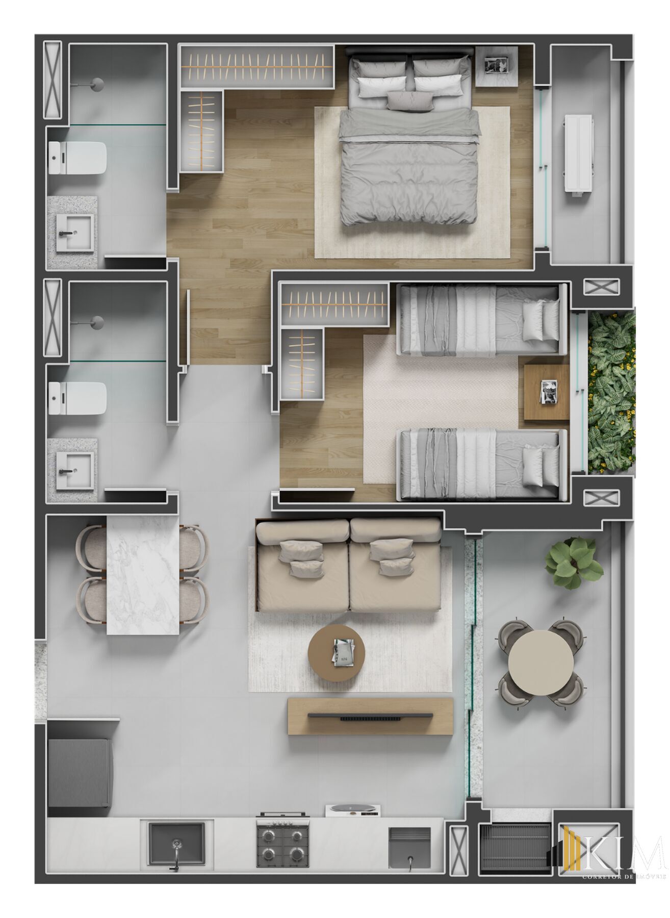 Cobertura, 3 quartos, 124 m² - Foto 67