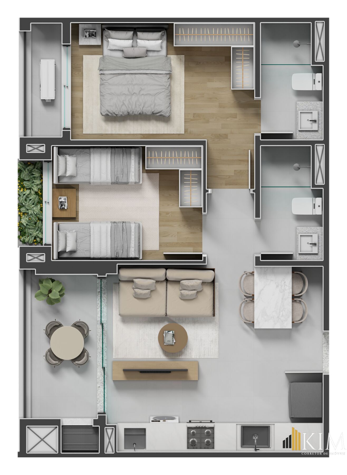 Cobertura, 3 quartos, 124 m² - Foto 70