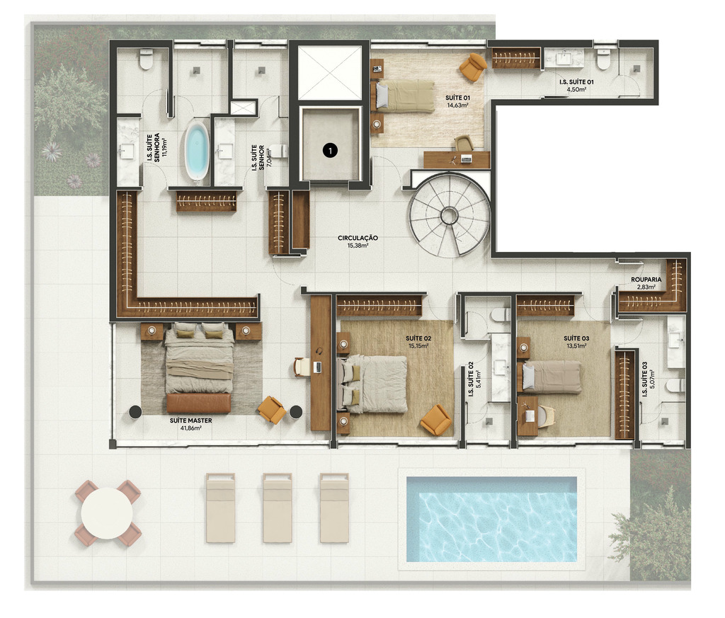 Cobertura, 4 quartos, 413 m² - Foto 67