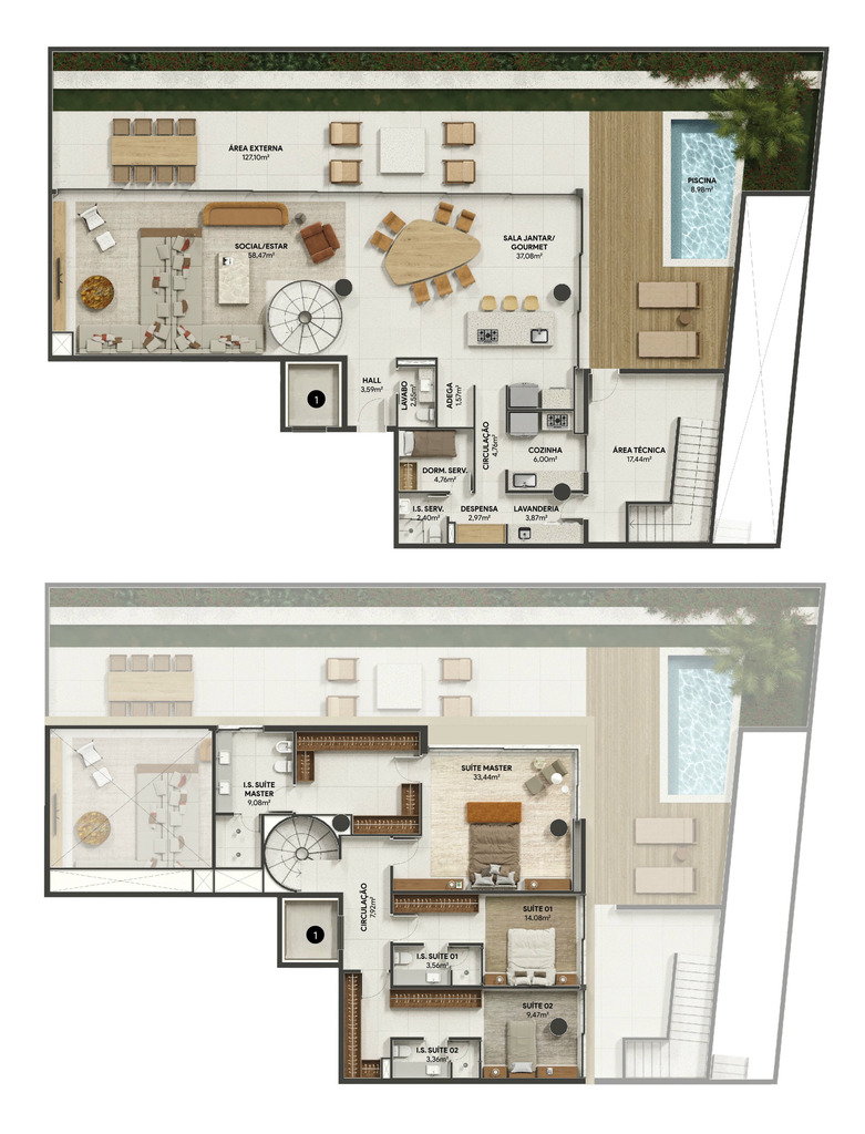 Cobertura, 4 quartos, 413 m² - Foto 64