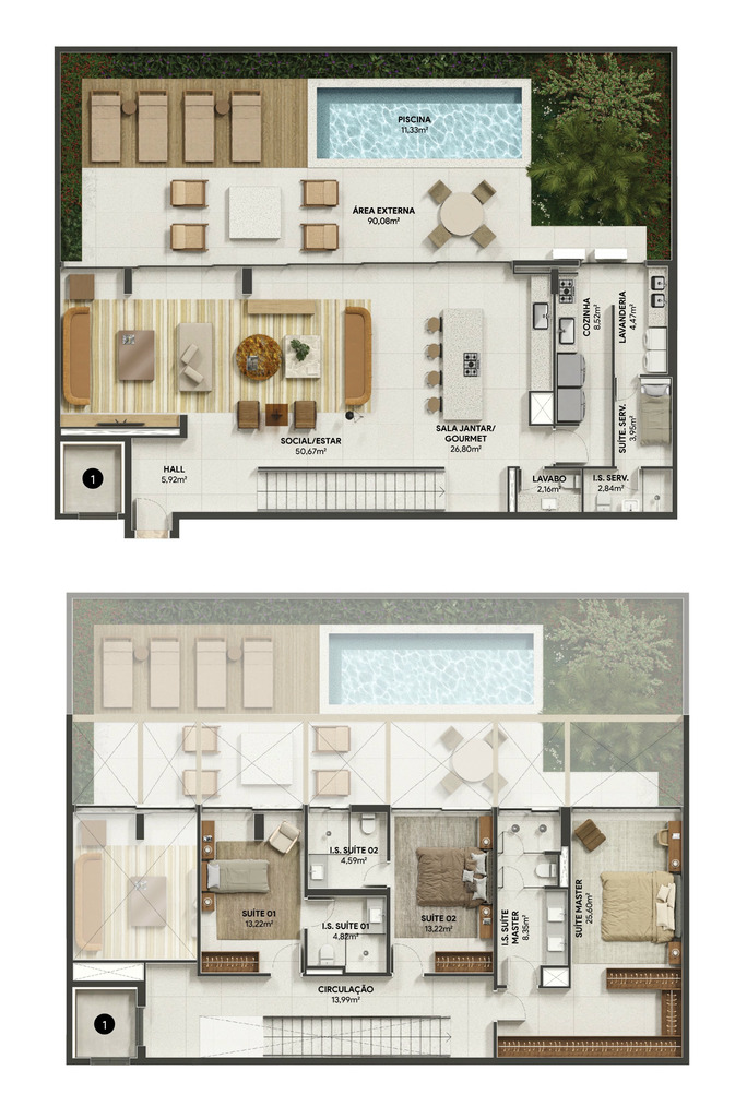 Cobertura, 4 quartos, 413 m² - Foto 61